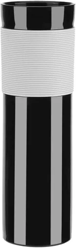 Miniatura 8 de Botella de café portátil de 11.8 fl oz, mini cafetera de café, cafetera de viaje, vaso de viaje. Equipado con protector contra salpicaduras, goma