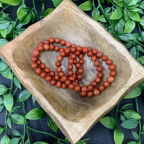 Miniatura 383 de Gem Avenue Handmade Round Bead Stretch Bracelet Unisex Natural Stone Beaded Jewelry for Men & Women, Elastic Wristband for Daily Wear