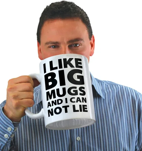 Miniatura 2 de Taza de café extra grande de 64 onzas – Tazas de café gigantes para los amantes – Tazas de cerámica altas resistentes – Taza grande para té – Apto