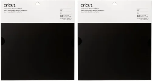 Miniatura 12 de Cricut Smart Paper - Cartulina adhesiva, 10 hojas, 13 x 13 pulgadas, papel adhesivo para calcomanías, compatible con Cricut Explore 3/Maker 3