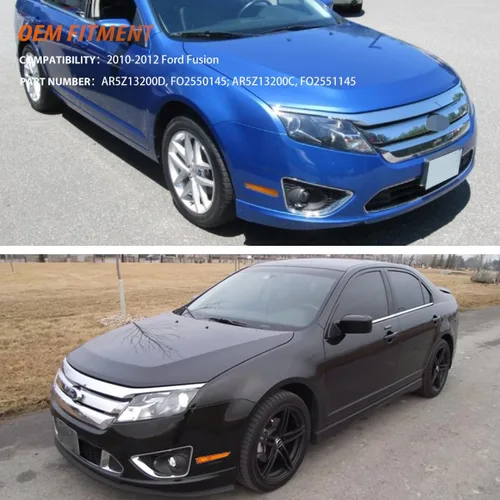 Miniatura 7 de ADIIL Kit de carcasa de luz de señal de luz de señal de parachoques delantero de lente ámbar compatible con Ford Fusion 2010 2011 2012