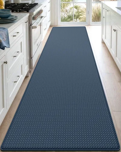 Miniatura 34 de DEXI Alfombrillas de Cocina Acolchadas Anti Fatiga, 17x59, Alfombra de Pasillo para Estar de Pie Impermeable, Espuma Viscoelástica Cómoda Acolchada