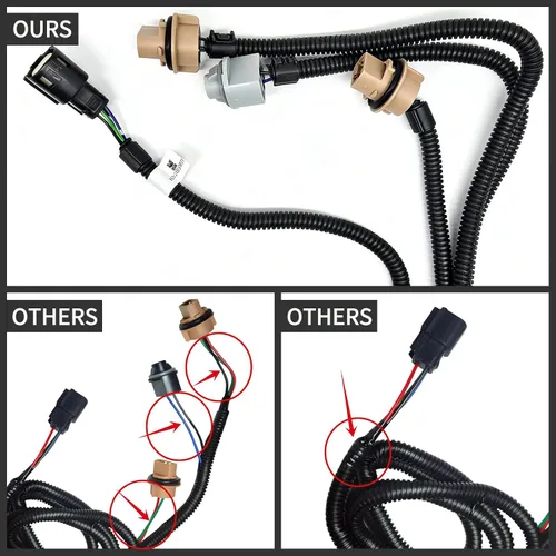 Miniatura 9 de 23295977 Arnés de cableado para luz trasera lateral del pasajero compatible con Chevy Silverado GMC Sierra 1500 2500HD 3500HD 2016-2019 - Plug &