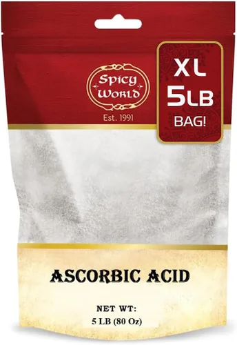 Miniatura 8 de Spicy World Bolsa a granel de ácido ascórbico de 1 libra, polvo puro de vitamina C, 100% puro, grado alimenticio, se puede utilizar para enlatar