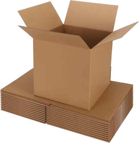 Miniatura 23 de Cajas de envío con embalaje de 8 x 6 x 4 pulgadas, cajas de cartón corrugado pequeñas de kraft para mudanzas, envíos por correo, 25 unidades 25