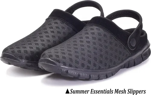 Miniatura 6 de Hsyooes Zapatos de jardín para hombre y mujer, zapatos de jardín de malla transpirable, antideslizantes, sandalias de playa para exteriores, unisex