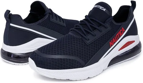 Miniatura 6 de Nautica Tenis deportivos para hombre Air Cushion con cordones Calzado deportivo ligero y cómodo para uso diario y entrenamiento de fitness