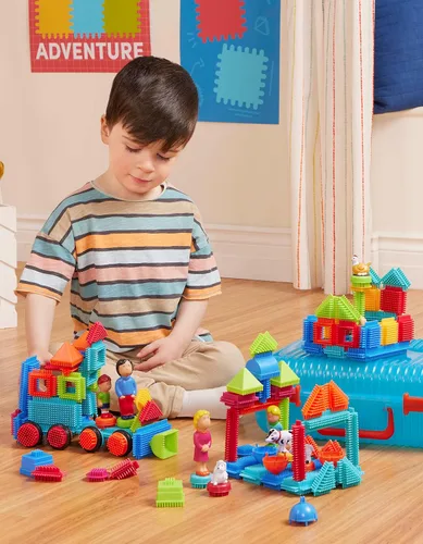Miniatura 2 de Juego de bloques Battat Bristle Blocks de 113 piezas