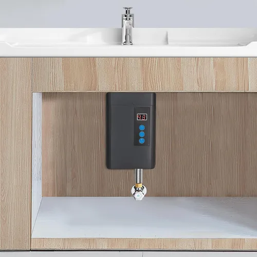 Miniatura 6 de Calentador de agua caliente instantáneo eléctrico de 110 V 3 KW, calentador de agua a pedido sin tanque con Rem0te Contr0l, frecuencia variable