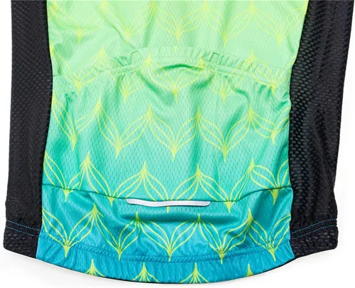Miniatura 6 de Conjunto de jersey de ciclismo para mujer, pantalones cortos con peto, ropa de bicicleta de verano