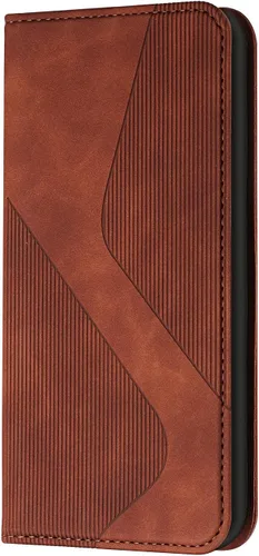 Miniatura 11 de IVY Poco X3 Funda Billetera Para Poco X3, Cartera De Atracción Magnética En Forma De S Funda De Teléfono Flip Cover (Skin Touch Feeling) Para Xiaomi