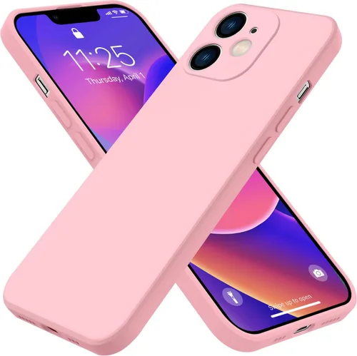 Miniatura 11 de Funda para iPhone 11, funda de goma de gel de silicona líquida, no amarillenta, funda protectora de silicona multicolor, funda protectora Negro