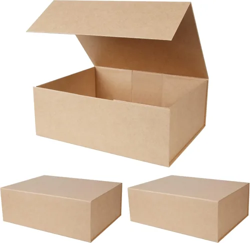 Miniatura 59 de Aimyoo Cajas de regalo magnéticas Galaxy negras con tapas 13.8x9x4.3 pulgadas, caja grande de propuesta para dama de honor y padrino, caja plegable