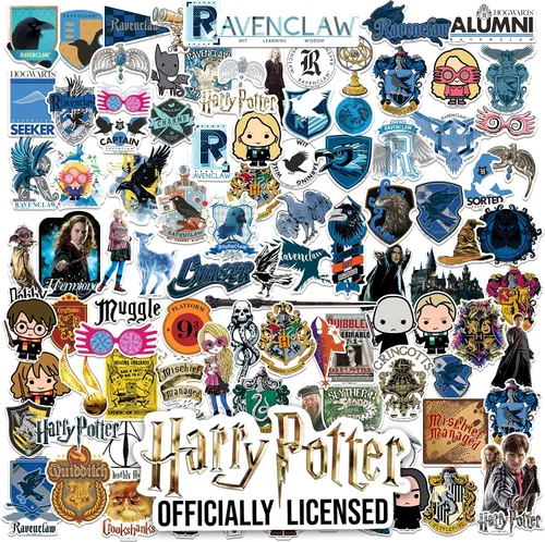 Miniatura 10 de Harry Potter Stickers - Paquete variado de calcomanías de vinilo troqueladas para laptop, botella de agua, álbumes de recortes, tableta, monopatín