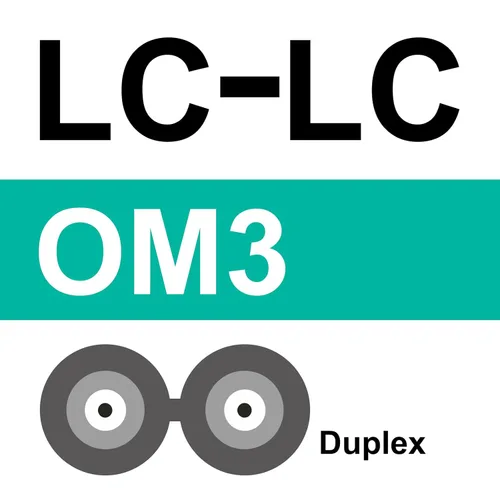 Miniatura 5 de 10Gtek Cable de conexión de fibra – LC a LC OM3 10Gb/Gigabit multimodo puente dúplex 50/125μm LSZH cable de fibra óptica para transceptor SFP