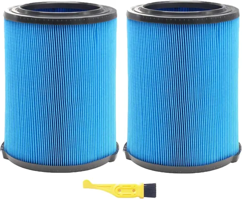 Paquete de 2 filtros plisados VF5000 de 3 capas para Ridgid para aspiradora de 6 a 20 galones WD1450 WD0970 WD1270 WD09700 WD09700 WD06700 WD1680