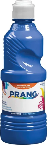 Miniatura 10 de Prang témpera líquida lista para usar Azul; Blanco; Negro; Violeta; Melocotón; Amarillo; Verde; Magenta; Marrón; Rojo; Naranja; Turquesa-Azul