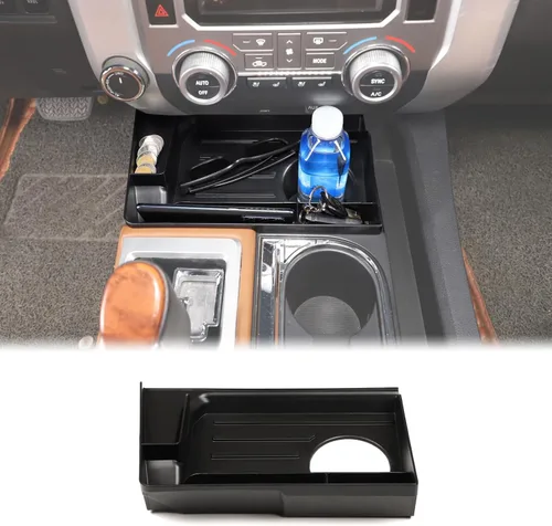 Miniatura 10 de Caja de almacenamiento para reposabrazos de automóvil, compatible con Toyota Tundra 2007-2021/Sequoia 2008-2020, bandeja organizadora de consola