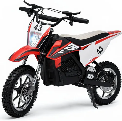 Miniatura 13 de Blitzshark Motocicleta Eléctrica de Tierra de 24 V para niños, motocicleta eléctrica con motor de 200 W de 5 a 12 años, motocicleta eléctrica