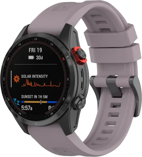 Miniatura 2 de REYDA Correa de silicona compatible con Garmin Fenix 7S/7S Pro/6S/6S Pro/5S/5S Plus, 0.787 pulgadas, ajuste rápido, suave, flexible, pulsera