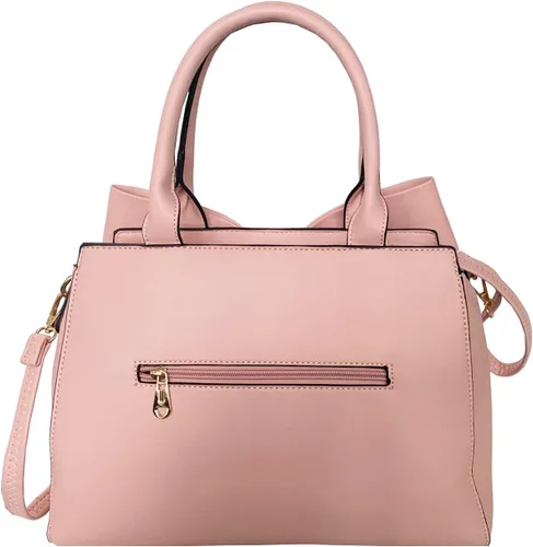 Miniatura 3 de Bolso de mano para mujer, juego de 2 piezas con nudo de lazo grande, de piel sintética, con asa superior, bolsa de mano de diseño, cartera de mano