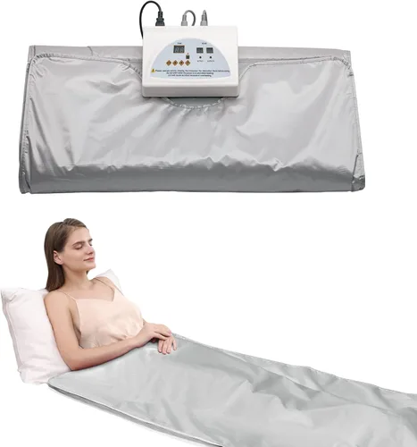 Miniatura 6 de Manta de sauna infrarroja TaTalife, manta de sauna para uso doméstico, sauna infrarroja portátil para desintoxicación y recuperación, rango