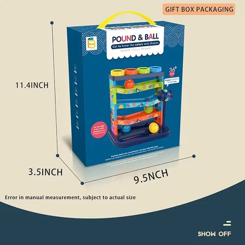 Miniatura 7 de YVV Pound a Ball para niños pequeños y niñas, juguete educativo educativo de aprendizaje, juguetes de actividad, juguete de ejercicio para niños