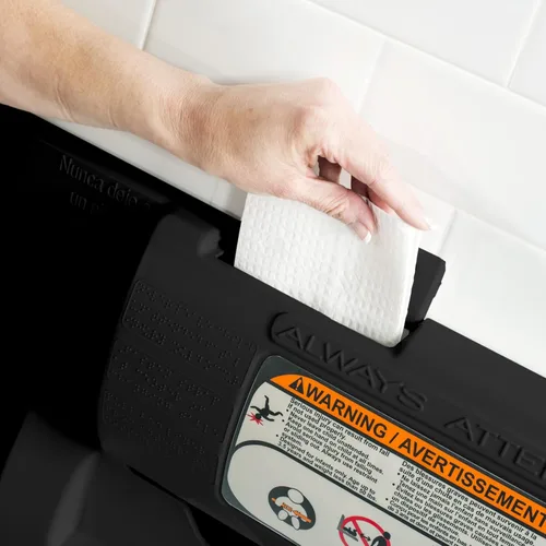 Miniatura 8 de Foundations Cambiador de bebé horizontal clásico con placa trasera de montaje EZ, montado en la pared, correa de seguridad ajustable con una sola