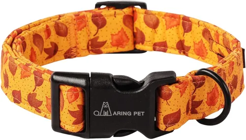 Miniatura 12 de Aring Pet Collar navideño para perro, lindo, ajustable, de algodón, para cachorros, perros pequeños, medianos y grandes, con copos de nieve, rojo Z