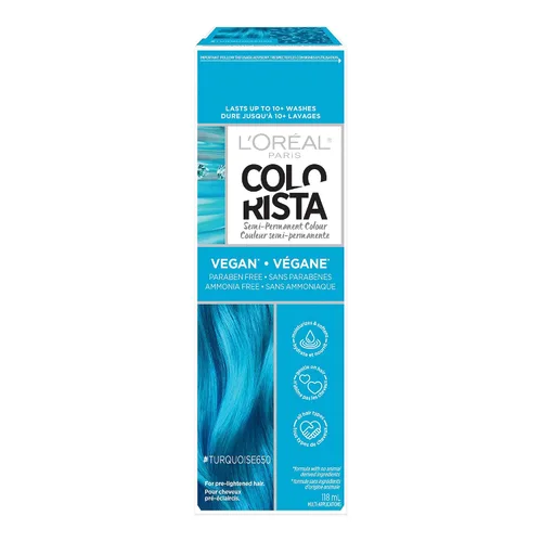 Miniatura 22 de L'Oréal Paris Color de Cabello Colorista Semipermanente para Cabello Rubio Claro o Decolorado, Verde Lima