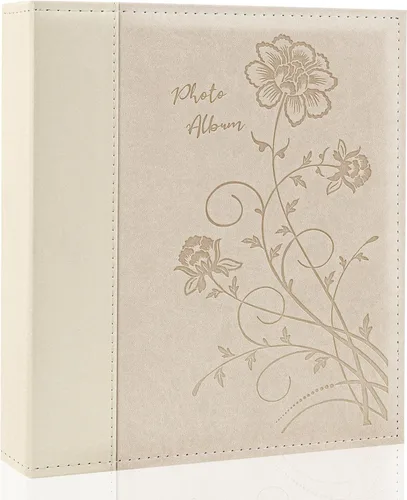 Miniatura 23 de Álbum de fotos de 8x10 con páginas transparentes y bolsillos, cubierta de piel, deslizable, para 50 fotos verticales de 8x10, libro de fotos