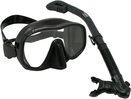 Miniatura 6 de Promate Máscara de snorkel sin marco Engranajes de snorkel seco para buceo apnea snorkeling