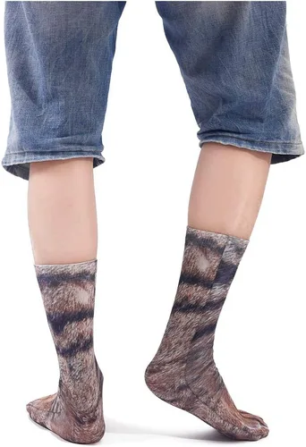 Miniatura 4 de Regalos de San Valentín para él, ella, hombres y mujeres, divertidos calcetines con patas de animales, calcetines novedosos en 3D locos con patas