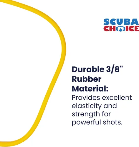 Miniatura 2 de Scuba Choice 3/8" Rubber Hand Pole Spear Sling, 28-3/8" Long – Durable, High-Performance Spearfishing Tool, Lightweight & Compact Design for Easy