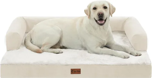 Miniatura 33 de Camas Ortopédicas para Perros de Tamaño Grande, Espuma de Celdas Impermeables tipo Huevera, Camas tipo Sofá para Perros Medianos para Jaula 35x22