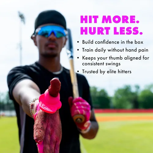 Miniatura 8 de Baseball Thumb Guard, Batters Batting Grip, Finger Guard, Accessory, Batting Protection, Reduce Bat Sting, Hitter, Tool, Bat, Hitting Accessory