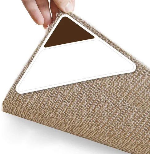 Miniatura 15 de Agarres antirizamiento para alfombra: la última almohadilla antirizos, esquinas de alfombra antideslizantes para hacer que la alfombra sea plana