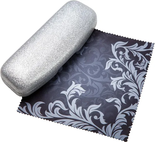 Miniatura 16 de La original e impresionante caja de gafas de concha dura, para mujer, de Spunky Soul Recubierto por un suave brillo Paño de limpieza