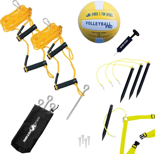 Miniatura 2 de Park & Sun Sports Spectrum PRO: Sistema de red de voleibol profesional portátil para exteriores, negro (SPEC-PRO/negro)