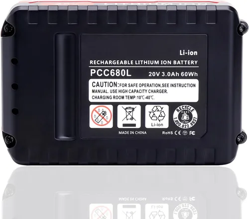Miniatura 6 de ELEFLY Paquete de 2 baterías PCC680L 20V Max 3.0Ah compatibles con cable Porter 20V, batería de litio PCC681L PCC682L PCC685L PCC670B PCC710B