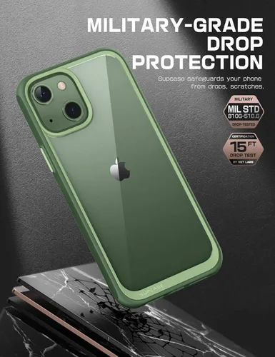 Miniatura 4 de SUPCASE Unicorn Beetle Style Series - Funda para iPhone 13 (versión 2021) de 6.1 pulgadas, funda protectora híbrida transparente prémium (Jasper)