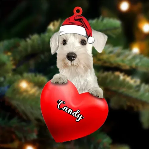 Miniatura 158 de Adornos de Navidad personalizados para perros, nombre personalizado, adorno de Malamute de Alaska, adornos acrílicos, regalos de Navidad, amantes