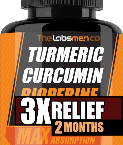 Just One Cápsula de curcumina de cúrcuma vegana al día – 95% curcuminoides cúrcuma curcumina fórmula 3X con pimienta negra BioPerine® – Extra fuerte