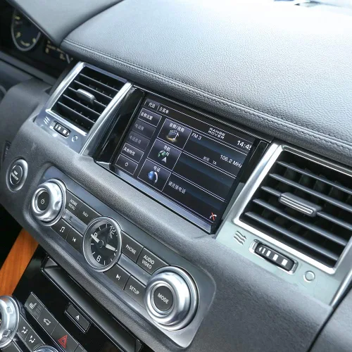 Miniatura 4 de Marco de navegación ABS para Land Rover Range Rover Sport RR Sport 2010-2013, Negro