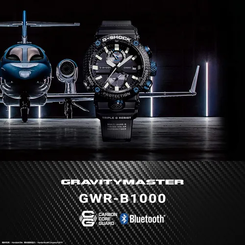 Miniatura 2 de Casio G-Shock GWR-B1000-1A1JF GRAVITYMASTER - Reloj de protección solar con núcleo de carbono Bluetooth productos originales nacionales de Japón