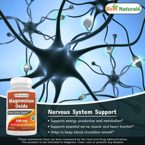 Miniatura 5 de Best Naturals DGL Masticable 380 mg y Óxido de Magnesio 500 mg