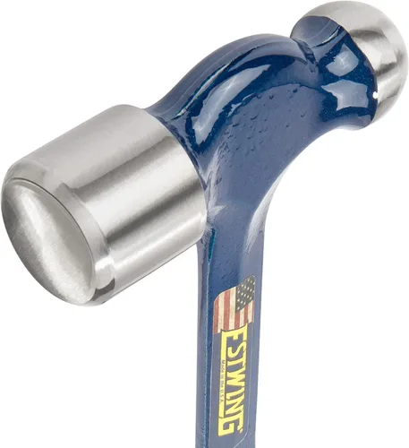 Miniatura 3 de ESTWING Martillo de bola - Herramienta para trabajar metales de 32 oz con construcción de acero forjado y agarre de reducción de golpes - E3-32BP