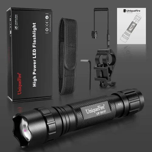 Miniatura 9 de 501F Vcsel 850nm IR iluminador luces de la linterna para visión nocturna Zoomable infrarrojos linterna iluminador con control dual interruptor