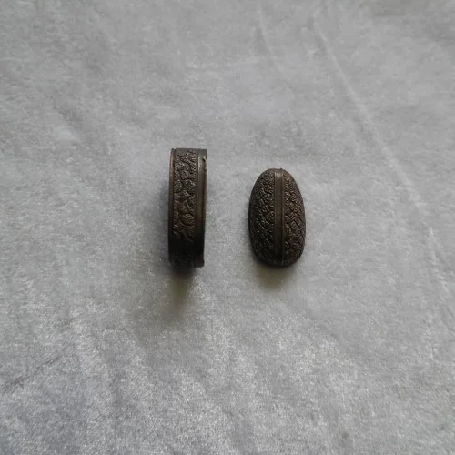 Miniatura 31 de Espada samurái japonesa KOSHIRAE – Aleación de Fuchi Kashira 01-44
