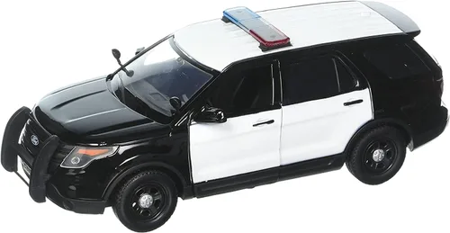 Miniatura 2 de Motor Max 1:24 W/B 2015 Ford Police Interceptor Utilidad con barra ligera Diecast Vehículos